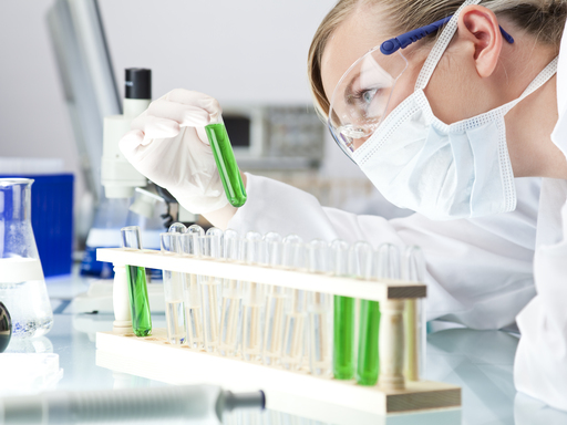 Pharma-Biotech_Lab Technicians Inspecting Test Tubes
